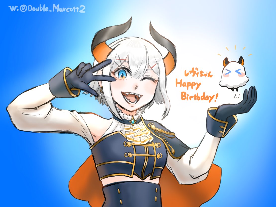 Double_Murcott2's tweet photo. レヴィちゃん誕生日おめでとうございます！#絵リファ #レヴィ誕2026 https://t.co/zyO2UIHjUo