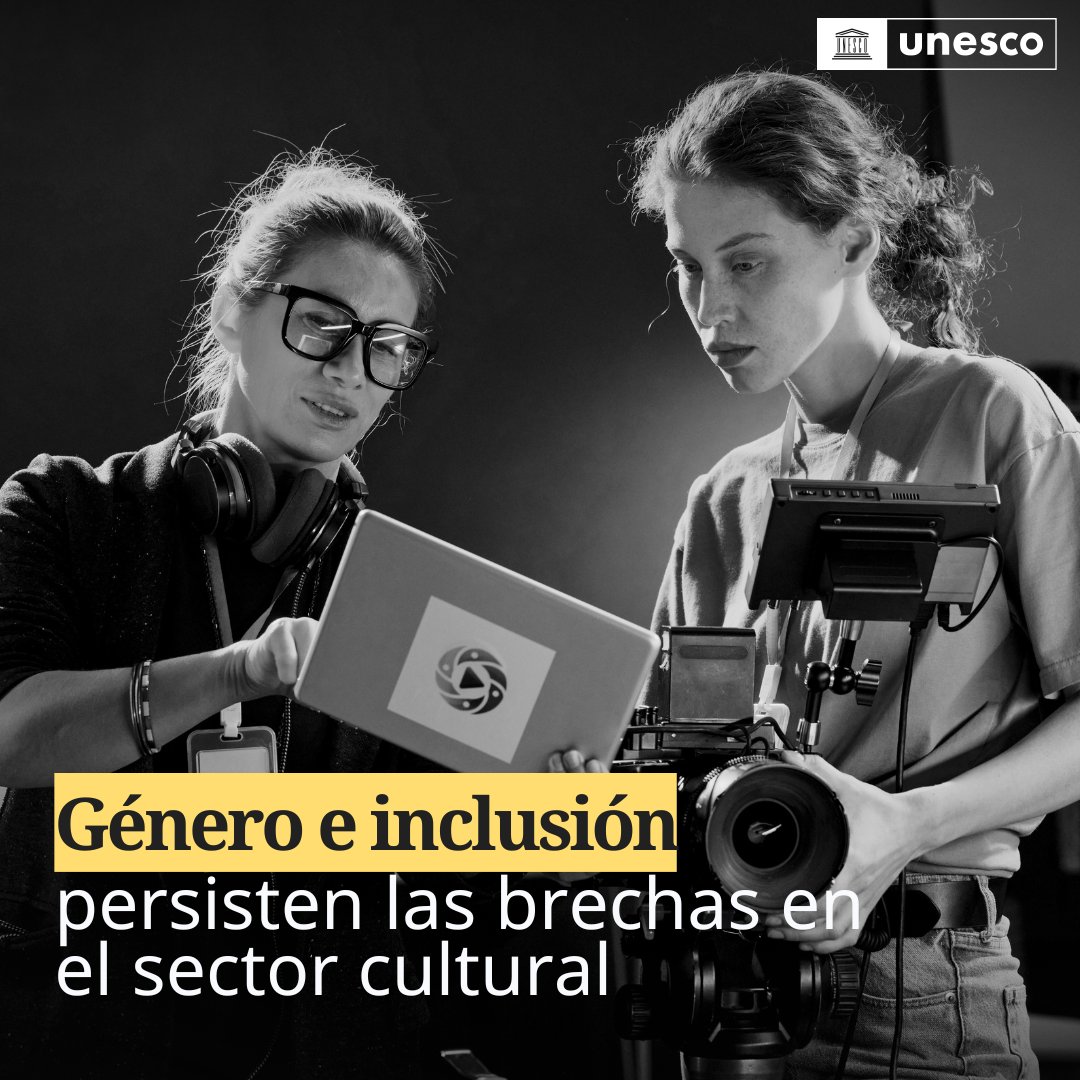 UNESCO_es's tweet photo. Las mujeres siguen infrarrepresentadas en cultura y creatividad.

En los países en desarrollo ocupan solo el 30% de los puestos de liderazgo.

El informe Re|pensar las políticas para la creatividad de la UNESCO explora estas brechas y aboga por políticas más inclusivas: https://t.co/8qJVba1LbE