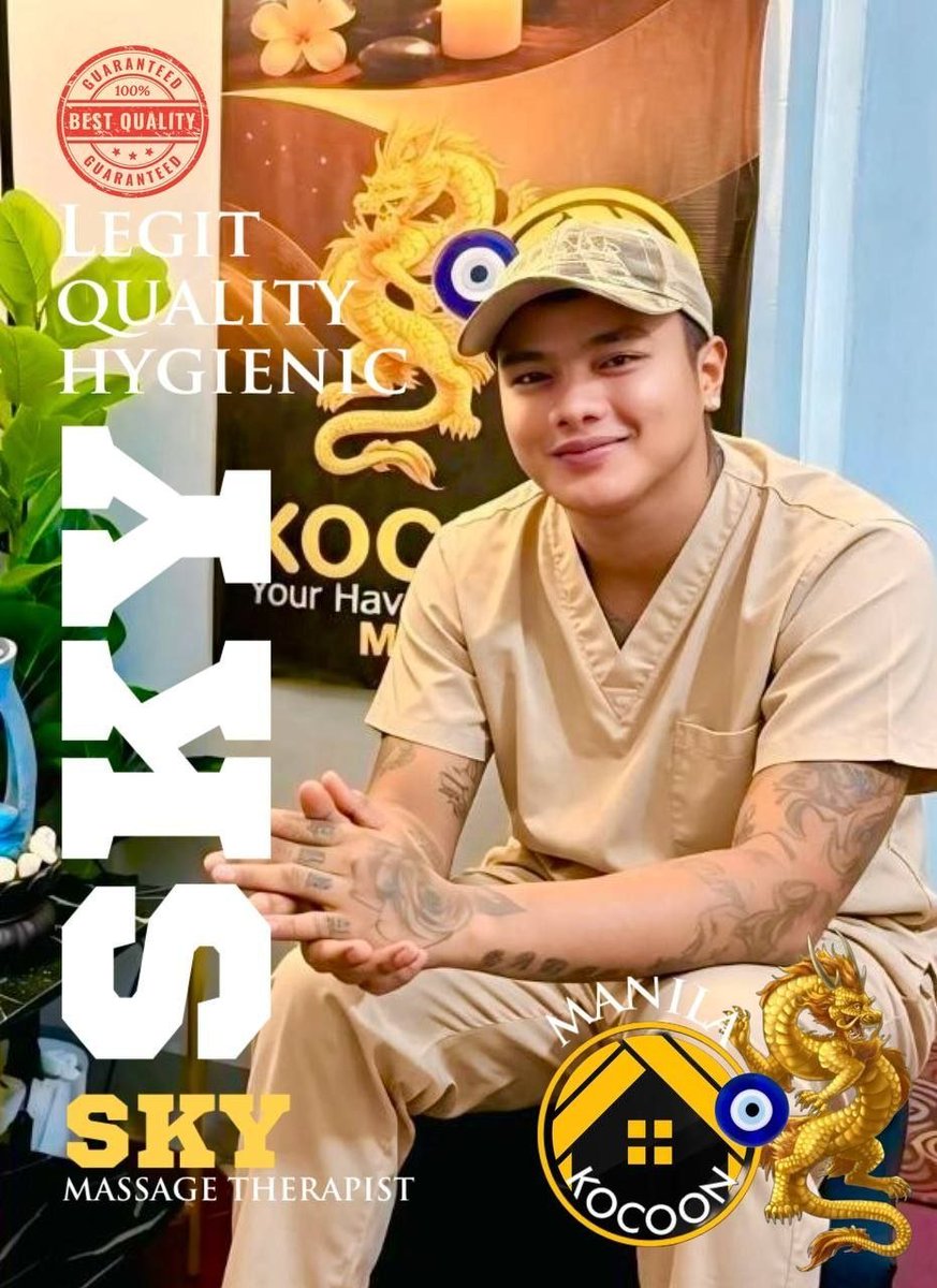 KocoonManila's tweet photo. Looking for legit, quality &amp; hygienic male therapists?

Visit us at
📍1947 J. Gabriel Street, Baclaran, Parañaque City

Experience our legit and quality services.

Message us on our contacts 
facebook - Kocoon Manila
Vber - 09104893903
T.gram - 09104893903
W. App - 09104893903 https://t.co/v1X7DTP1aH