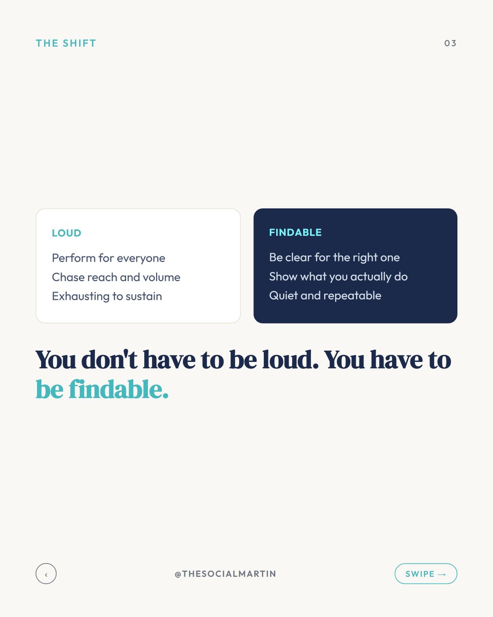 themartinotinga's tweet photo. You write the caption. You read it back. You delete it at 10pm and tell yourself tomorrow.

Being seen feels exposing, so hitting publish is a small act of courage every time. That's not weakness. That's the work.

#healthcoachbusiness #wellnesscoachmarketing #coachmarketing https://t.co/g5UrGdbad5