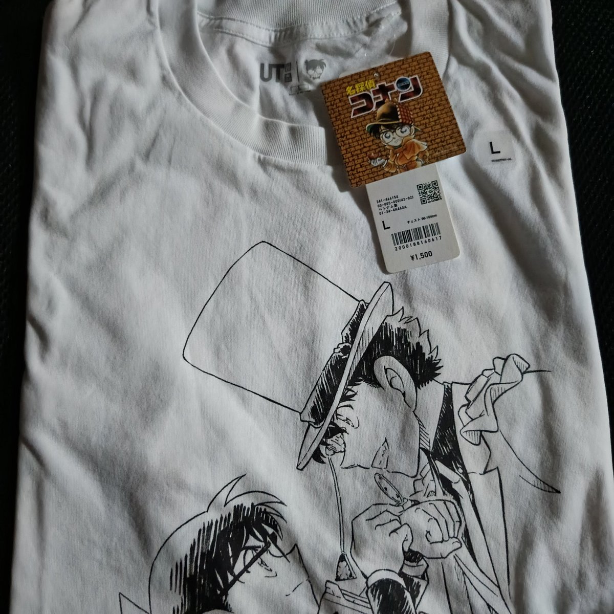 salmonpxx's tweet photo. Uniqlo ut conan จอมโจรคิดไซส์ L
ป้ายห้อย
700 รวมส่งครับ

#ตลาดนัดโคนัน 
#ตลาดนัดconan https://t.co/VFlOAwRhUC