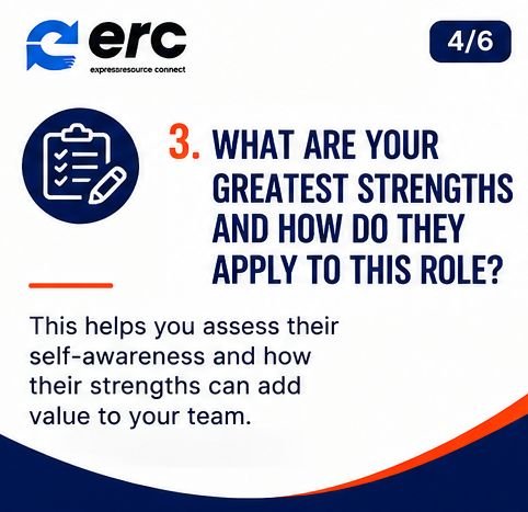 expressconnect's tweet photo. Recruitment Question #10

What questions should every employer ask during an interview? 🤔

The right questions can reveal a candidate's:
• Experience
• Motivation
• Strengths
• Problem-solving ability
• Career goals

Ask better questions. Make better hiring decisions.
#SMEs https://t.co/GLokApPwjR