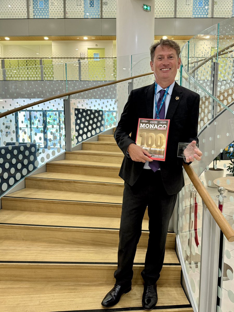 ISMonaco's tweet photo. We’re delighted to see our Director, Mr Stuart Bryan, featured once again among the “100 people who make Monaco” in Monaco Hebdo! 🇲🇨 

A wonderful recognition of Stuart’s leadership and contribution to the International School of Monaco. Congratulations, Stuart! 👏 https://t.co/aoDrimRCzu