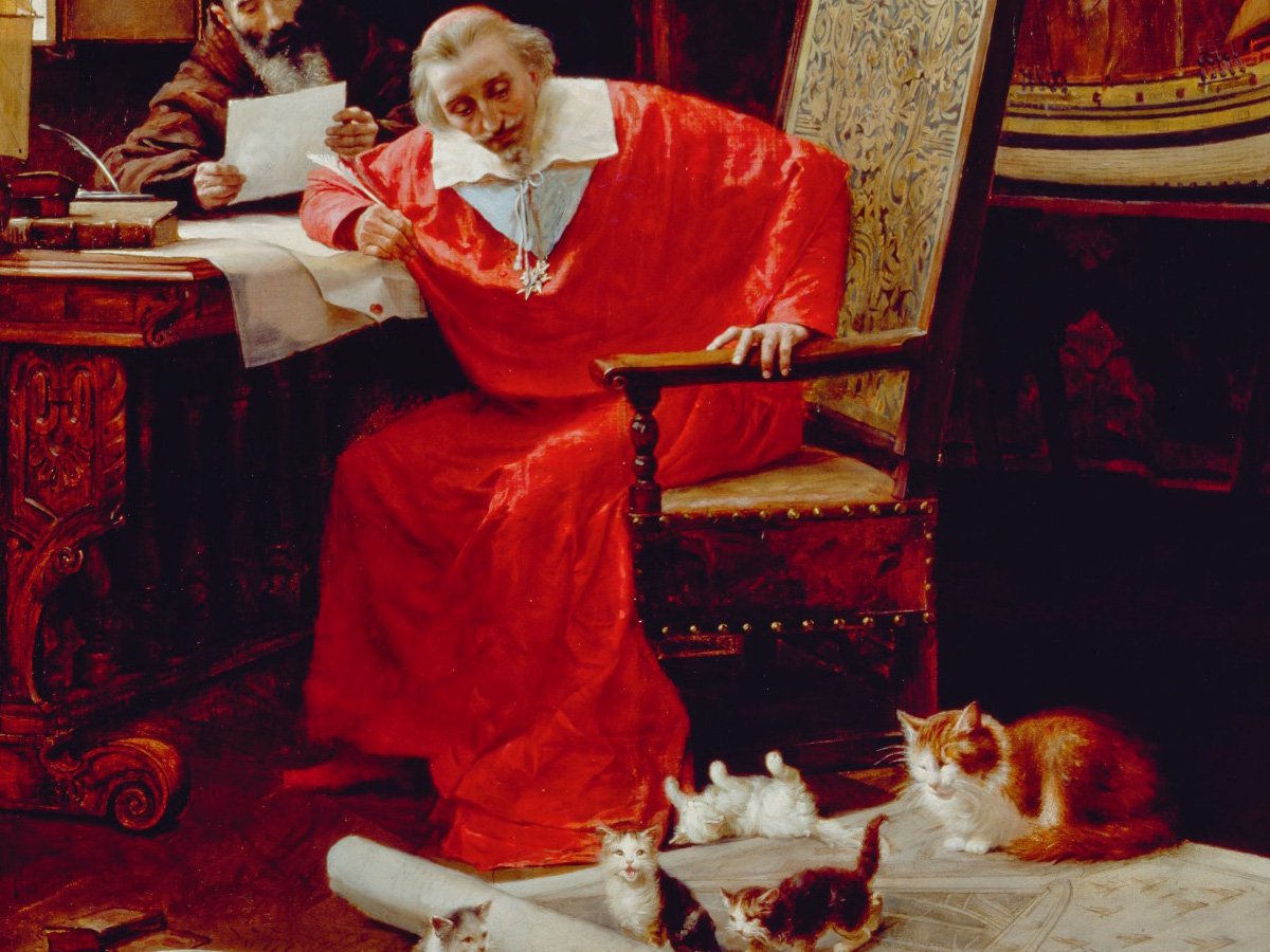 tintinades's tweet photo. Les noms de chats aujourd'hui :
Poupette... Ficelle... Lulu...... 😿

Les fiers greffiers du cardinal :
Ludovic le cruel 🗿 Mounard le fougueux 🗿 Rubis sur l'ongle 🗿 https://t.co/SdaFNcKkkt