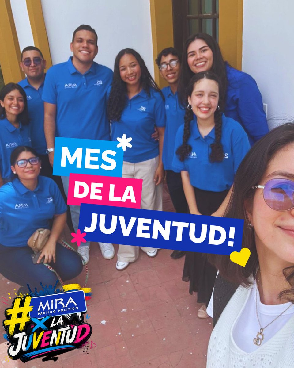 ArzMig_'s tweet photo. La juventud no es el futuro, es el presente. 💙

Hoy celebramos a quienes tienen ideas, sueños y ganas de transformar.

Desde @PartidoMIRA seguimos apostándole a una juventud que participa y propone.

💙 #MIRAxLaJuventud https://t.co/xEMqaZn3XU