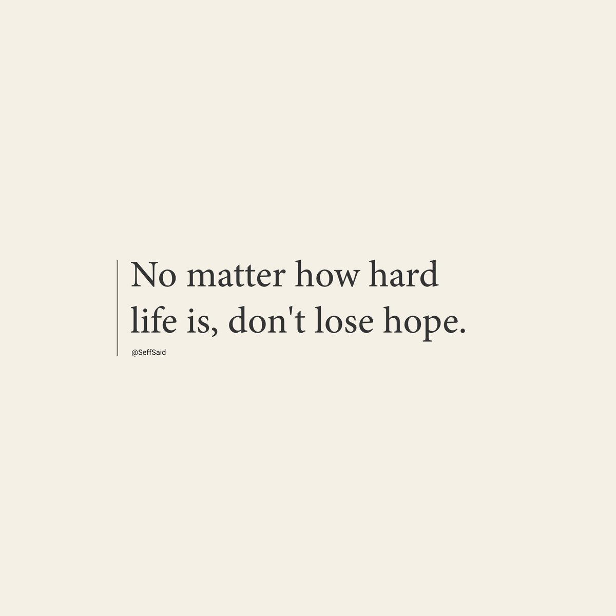 SeffSaid's tweet photo. Better days are coming. https://t.co/ViIt2P2Yhk