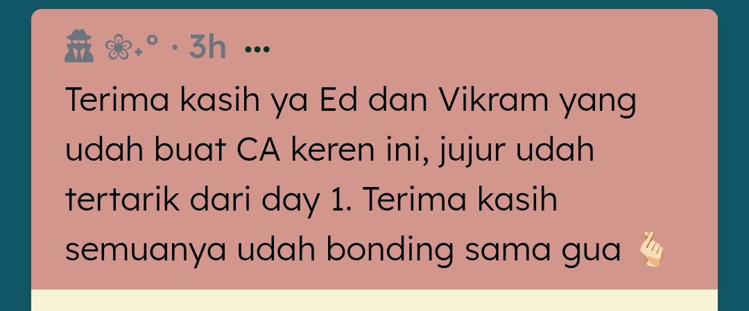 guidevikram's tweet photo. terakhir buat vikram, @guideddy sama si Lingo. intinya gue mau bilang makasih banyak guys udah join dan stay till the last day sama lingostreak! we proud of you. https://t.co/bWAAeeClIn