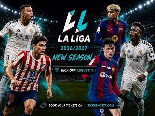 OnSell_'s tweet photo. 🔥 LaLiga ya arrancó y este año va COMPLETA en español por Peacock, Telemundo y Universo. El campeonato empezó el 15 de agosto. ¿Con qué equipo vas esta temporada?

#LaLiga #Peacock #Futbol https://t.co/v8onUzFLiC