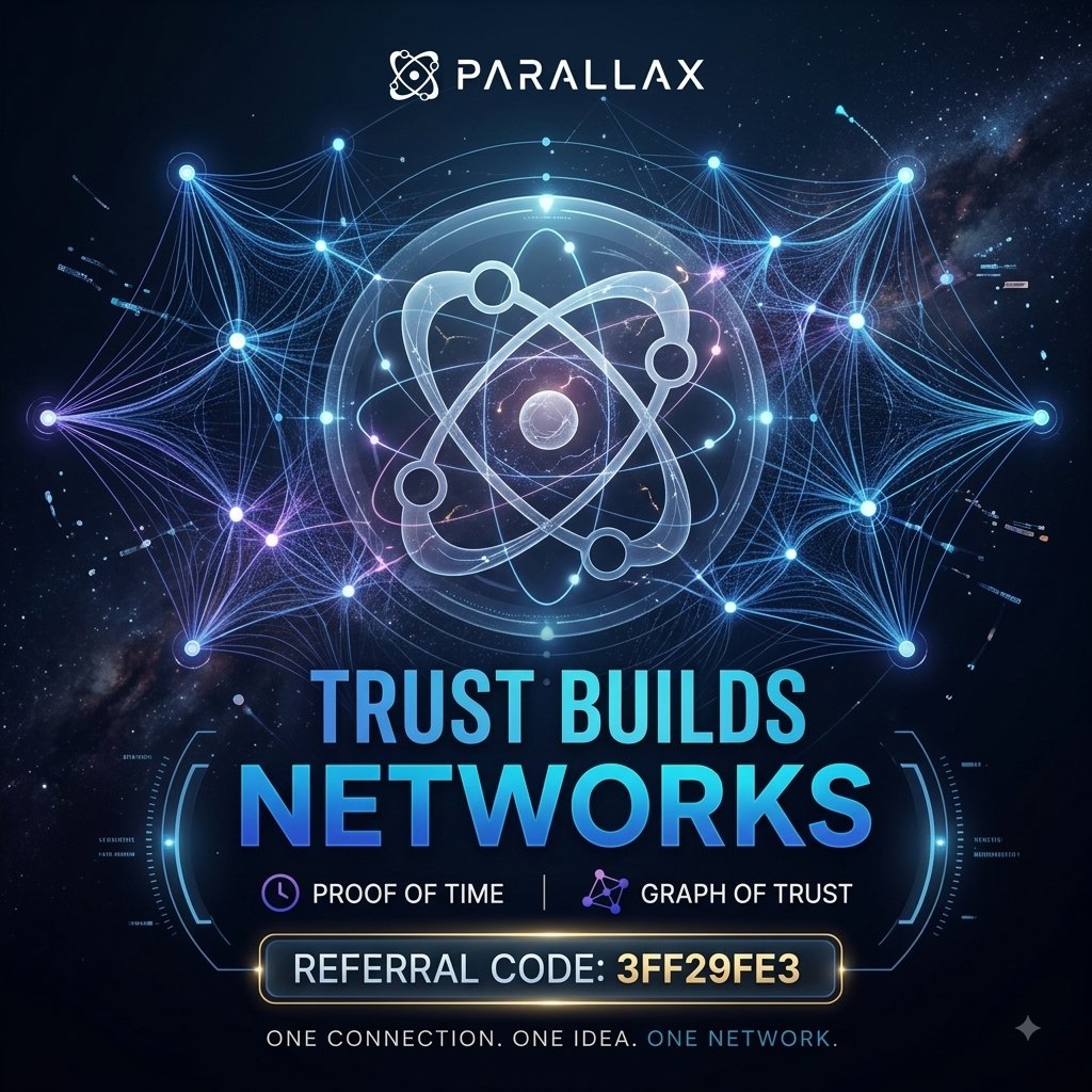 sahin70552's tweet photo. 🌟 Grow stronger together.
Parallax links Proof of Time with the Graph of Trust, so real participation fuels network growth. 🤝📈
🎁 Get 5 PAX for joining
📩 Invitation Code: 3FF29FE3
#ParallaxNetwork #PAX #ProofOfTime #GraphOfTrust https://t.co/ElnwLyXEDH