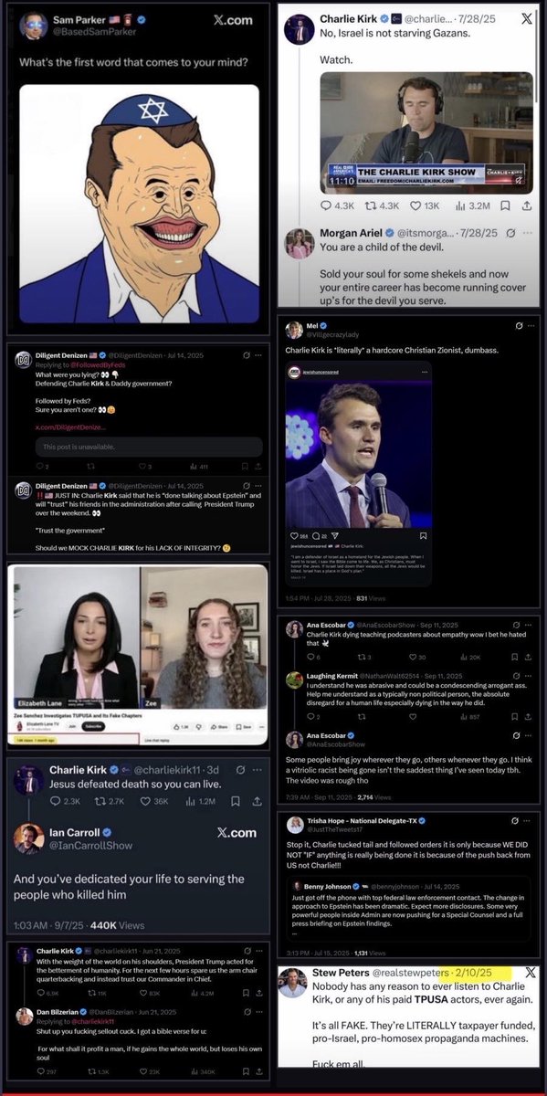 L08818's tweet photo. This Network of people bullied tf outta Charlie Kirk bc he was never going to turn on President Trump or support their demoralization &amp; revolution campaign. 

How they treated him in life shoulf not be forgotten. 

It is quite telling. https://t.co/sdP3x2u1d5