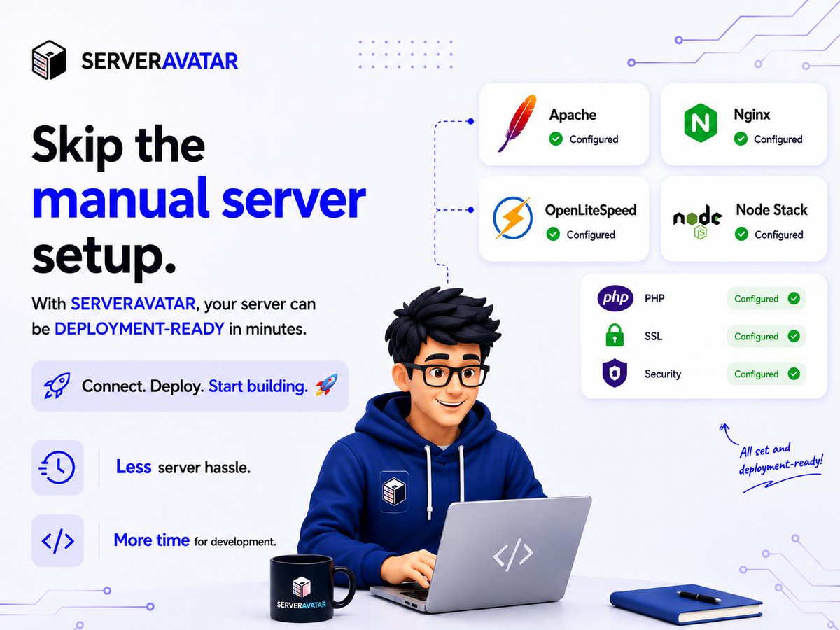 ServerAvatar tweet picture