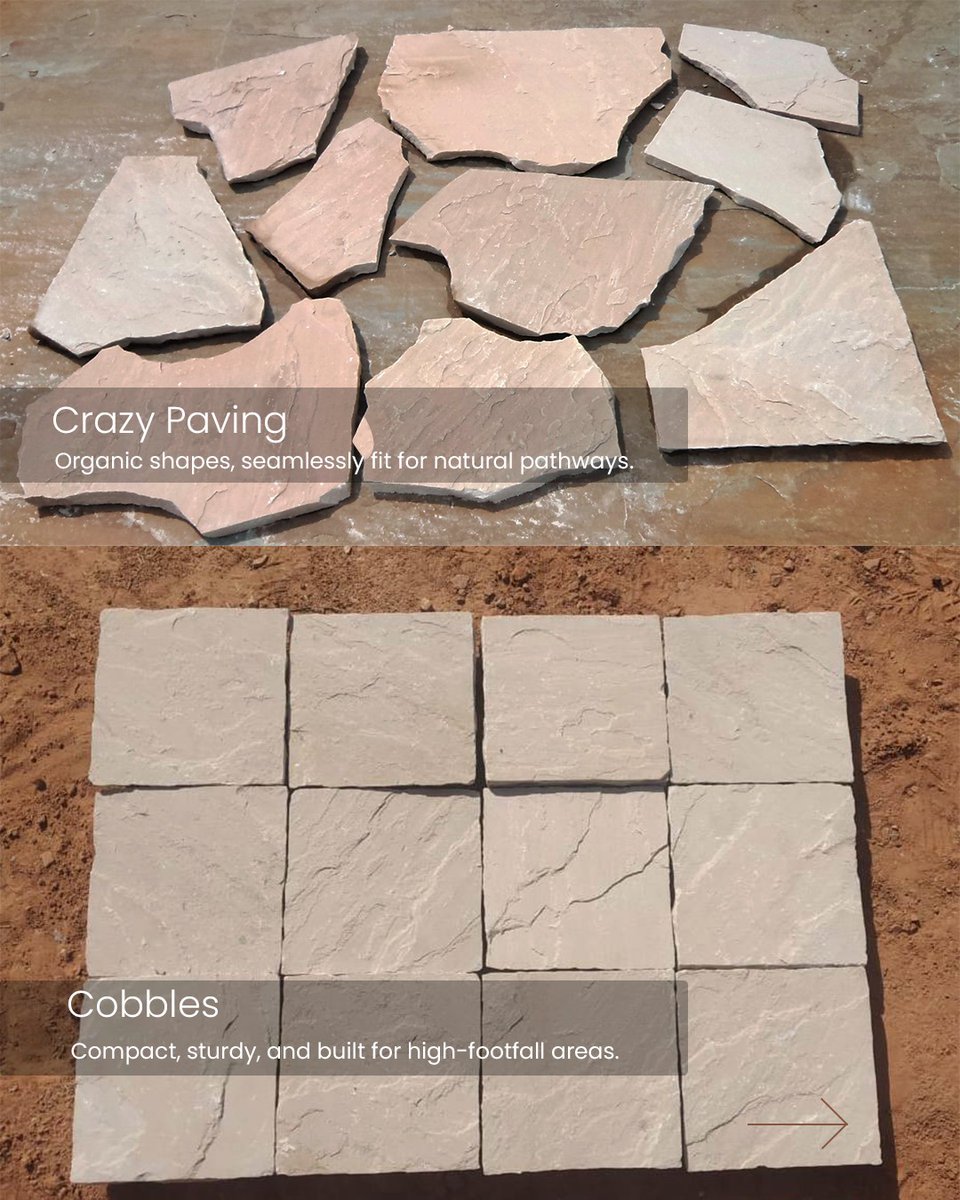 RegattaExports's tweet photo. One stone, every form — Dholpur Beige Sandstone.

From raw slabs to pool coping, ledgestone, tiles, cobbles &amp; hand-carved detail. Quarried in Rajasthan, exported worldwide. Bulk enquiries open. 🧱

Visit: https://t.co/DHQBzSmvdY

#DholpurBeige #SandstoneExporter #RegattaExports https://t.co/DC4B9NABgb