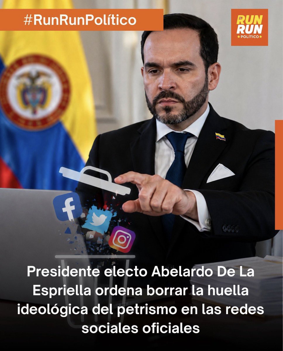 IsabelVeraPacto's tweet photo. Lo que hace Abelardo y su gabinete al borrar la información del Gobierno Petro en las redes oficiales, es una violación a la ley y él como abogado lo sabe.

Alerta de tweet largo ⚠️ Las fotos, vídeos, y en general todo producto legalmente publicado en las redes de instituciones públicas durante el gobierno del Presidente Gustavo Petro, SON DOCUMENTOS PÚBLICOS.

No pueden ser borrados ni destruidos por el simple capricho (revanchista además) de creer que con ello el pueblo olvidará la gestión del presidente Petro y sus ministros.

Por eso, mediante derecho de petición exhortaré a la ministra Viviane Morales y al resto de ministerios que se abstengan de borrar, destruir o desaparecer la información y documentación pública que se cuelga en las redes sociales de los ministerios y sus entidades adscritas y vinculadas, porque aquellos constituyen documentos públicos cuya producción implicó además recursos del erario. Y pido a la bancada del @PactoCol que me acompañe.

Así mismo, envío con copia a Procuraduría, como queja disciplinaria al ministro de agricultura quien ya cometió este hecho.

El deber es conservar y proteger la información, so pena de incurrir en delitos y faltas disciplinarias, incluso, hasta en procesos de responsabilidad fiscal. A la Ministra Viviane: No se atreva a replicar esta conducta, no borre el legado del Presidente Petro en materia educativa que tanto ha defendido el pueblo.