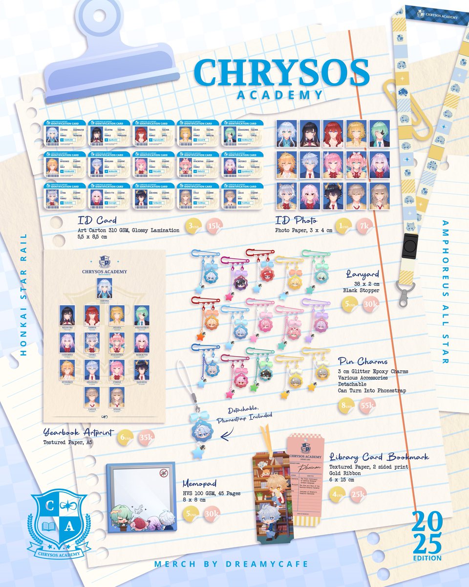 dreamycafes's tweet photo. 📢Dreamycafe's Cocoma 5 HSR Catalog✨
📍Pick Up @ Ciputra Mall (Table E9-10)
🗓️ Sept 12-13 (both days)
🛒 PO period: August 18-28
📦Mail Order available!
🛒 PO Link ☝️
#Cocoma5 #Cocoma5Catalogue #HonkaiStarRail #SilverWolf #Phainon #Mydei #Anaxa #Cyrene #ChrysosHeir https://t.co/1VQCa2XOvl