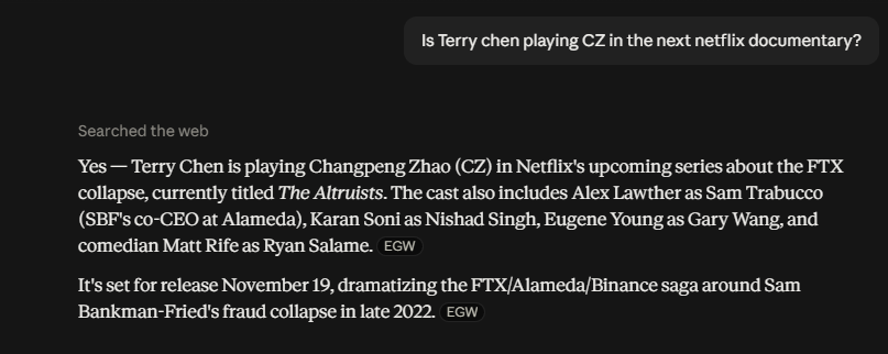TaxCollectooor's tweet photo. Netflix 为即将上映的电影《利他主义者》选定了一位新演员饰演 CZ。 这将是今日最热门的话题。 CZ 将作何回应？

https://t.co/7lgqp4ioLn https://t.co/nQwrv8RWc4