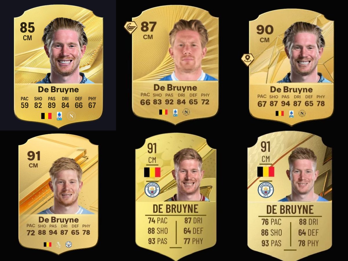 FIFA22_INFO's tweet photo. For the first time in 10+ years 

De Bruyne is no longer a walkout 🥀 https://t.co/Sm0tbJBsUs