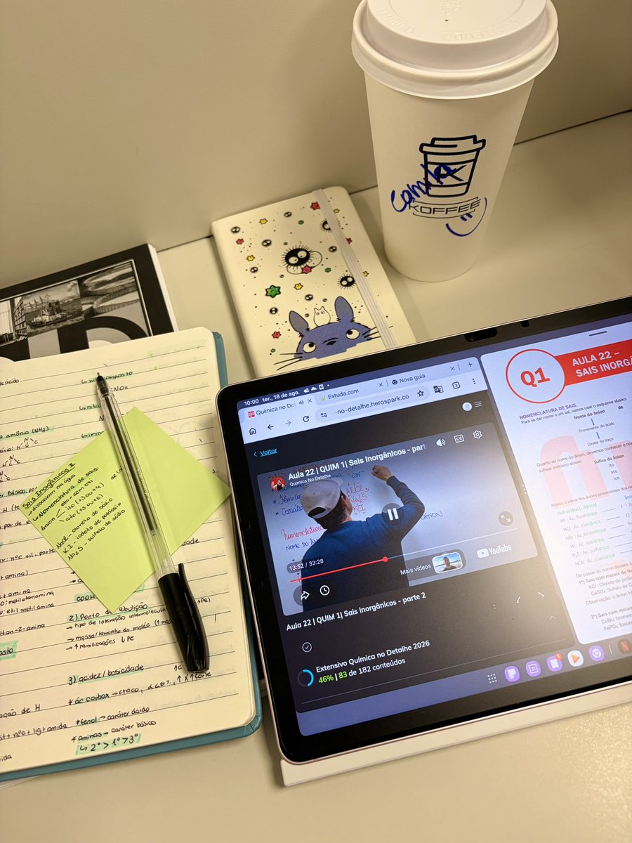 sweetwonyo's tweet photo. aproveitando a semana de revisão pra tirar o atraso de química! bons estudos pra vcs 🩷 https://t.co/EeDBDyEAsb