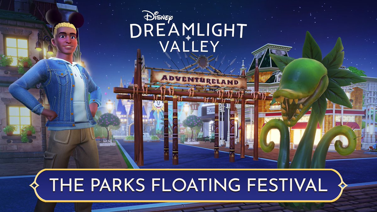 DisneyDLV's tweet photo. The Parks Floating Festival arrives tomorrow, August 19! 🎡
Step through the portal to explore magical lands, solve themed puzzles, and earn exclusive rewards throughout the event. 
New challenges will unlock along the way, so be sure to return often before the festival ends on September 9! ✨
https://t.co/JkYVffes3c