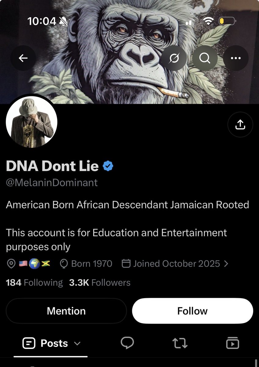 TravisSand41391's tweet photo. @MelaninDominant A Jamaican clown ass immigrant obsessed with black Americans 🫵😂 keep proving how unimportant your people are that you gotta be in black peoples business 🫵😂. Jamaican monkey 🐒 🫵😂 https://t.co/kGdCwjH639