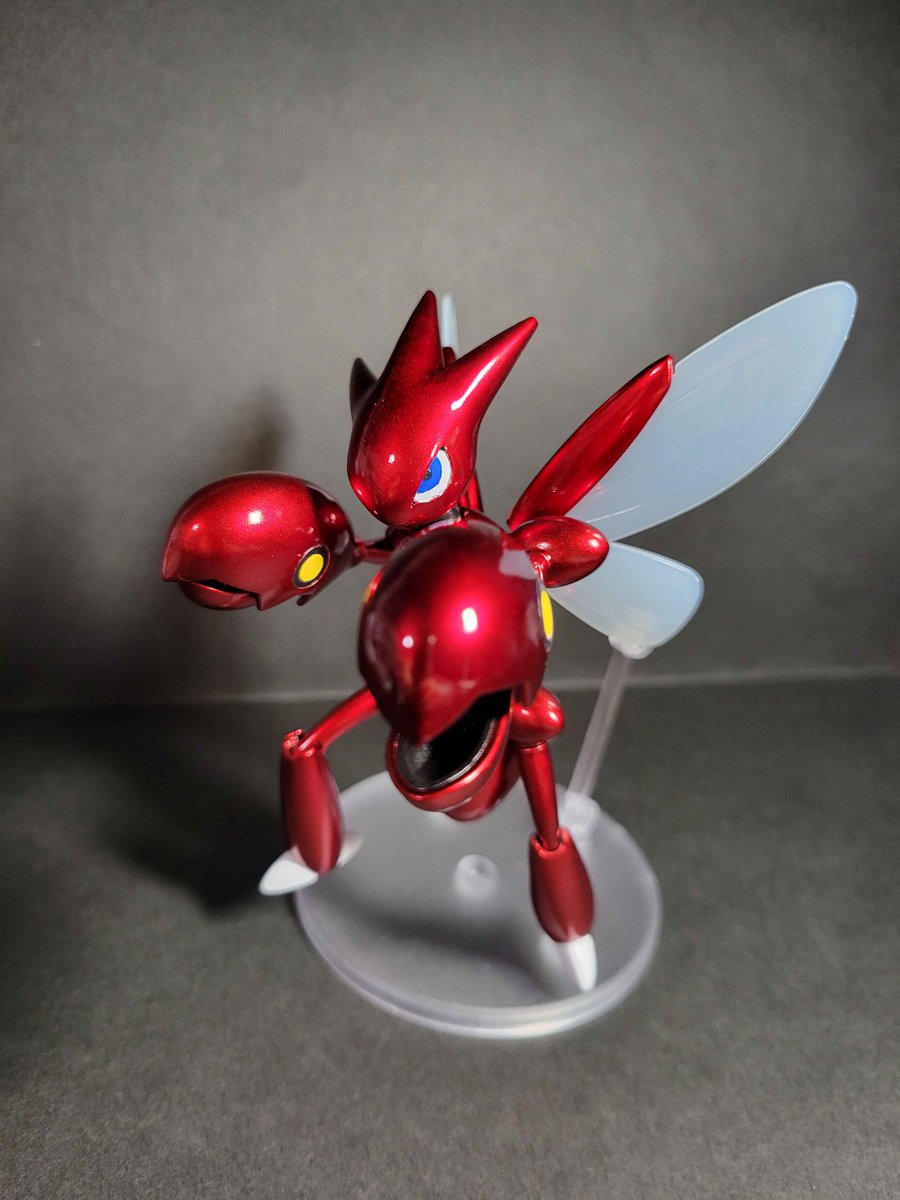 dennoukyabetsu's tweet photo. ポケプラで作ったハッサムとメガハッサム！ https://t.co/fYC27L6vVD