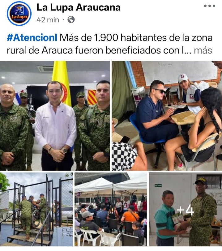 FNO_ArmadaCol's tweet photo. Así registro el medio #LalupaAraucana el desarrollo de la campaña Navegando al Corazón de la Orinoquía, fase Río Arauca. #EsNoticia 🗞️

https://t.co/6K3prleBED https://t.co/ZxNpisY91r