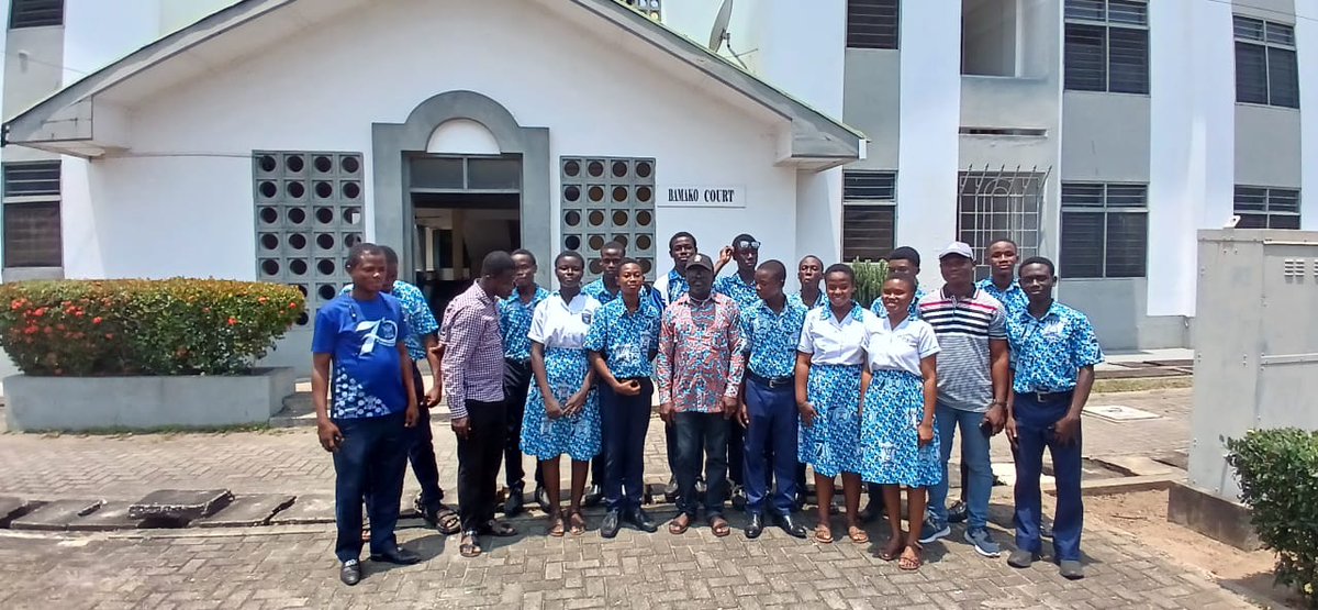 WESGOSANational's tweet photo. 🧠🏆 NSMQ 2026 | ARRIVALS

🎓 Wesley Grammar School has arrived on the premises ahead of their National Qualifiers contest! 🔥

The battle of brains is almost here. Wishing our brillant team the very best! 💙🧠

#NSMQ2026 #NSMQPrelims #WesleyGrammar #NoticeboardGH https://t.co/T6RiXses5X