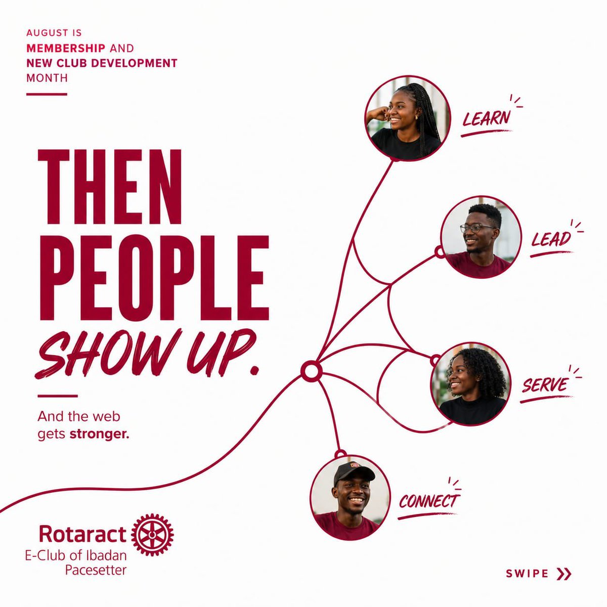 rotaibadaneclub's tweet photo. There are connections that change the path of one's life. 

✨Do you feel like you could change things for the better around you?

Then Rotaract E-Club of Ibadan Pacesetter is the right place for you. Join us and let’s create a lasting impact together 👇🏻

https://t.co/hWn555c29Q https://t.co/toNaoABIft