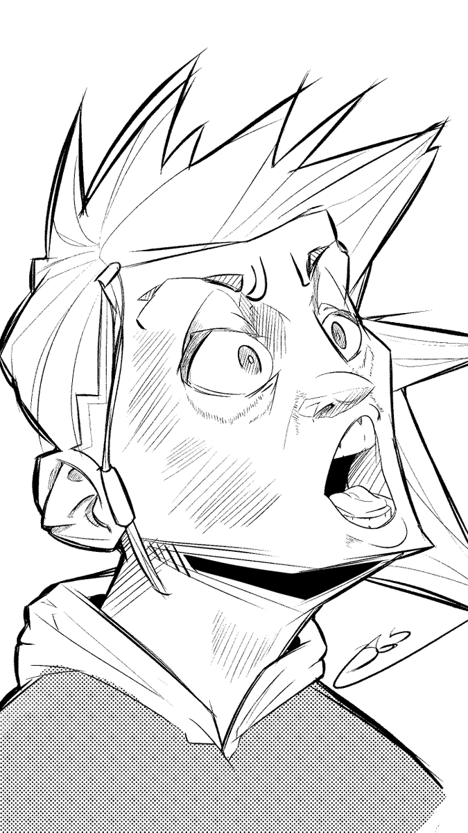 365_Expressions's tweet photo. Day 15 / 365 — Shock ✒️

☕ Support the 365 journey &amp; get full-res files: https://t.co/Zho4yqn10N

#365Expressions #DigitalInk #ArtTwt #DigitalHatching https://t.co/sp9goR057u