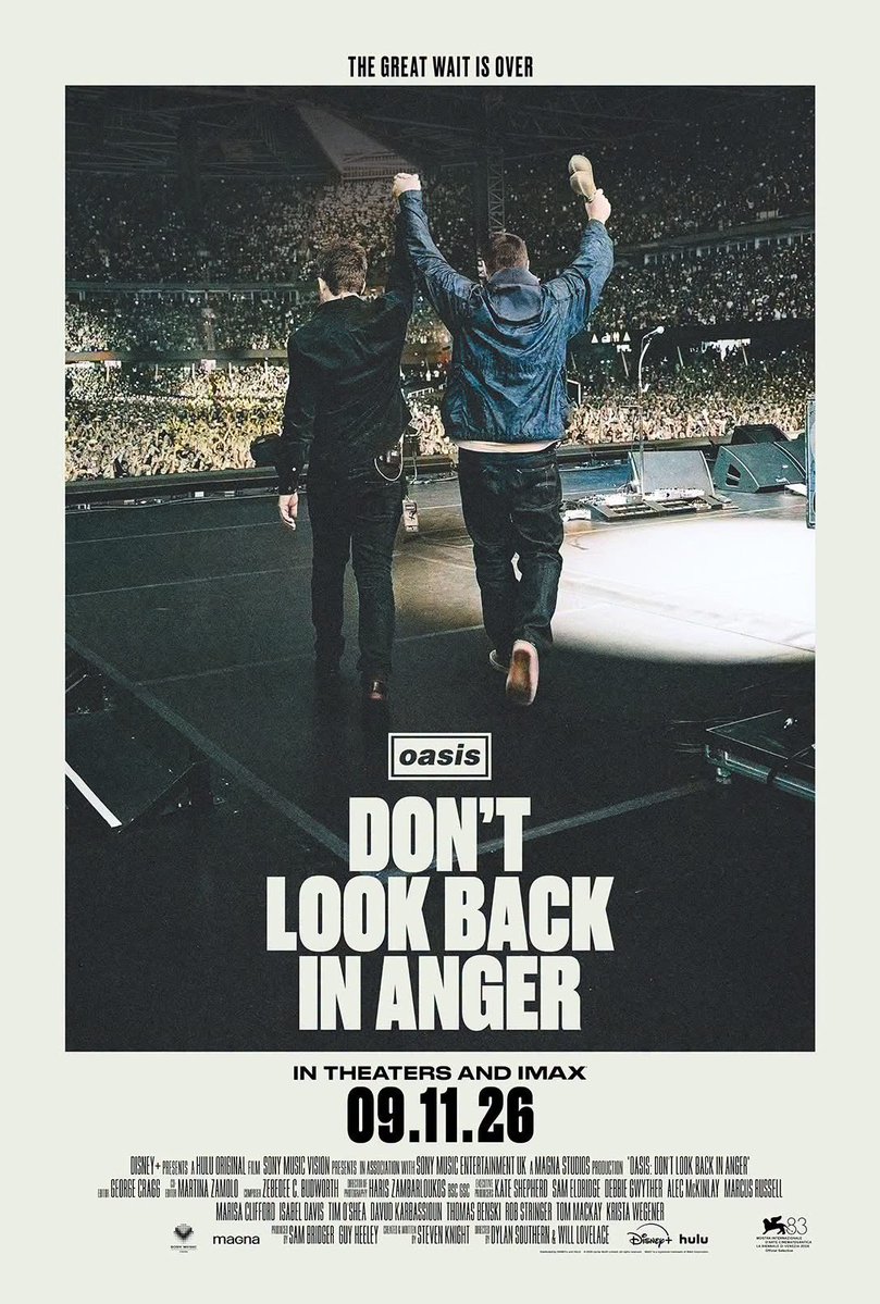 liamgfansclub's tweet photo. Oasis have revealed the poster for "Don't Look Back In Anger" https://t.co/vu19ikLlTY