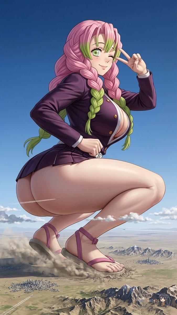 Servantgts's tweet photo. The Giantess of Love, Part 1 💚💟

Mitsuri's love is too much for tiny people like us 😍

More similar content on my profile 😉

#giantess #Mitsuri #Mitsurikanroji #anime #鬼滅の刃 #demonslayer #ecchi #sizetwitter #gts #巨大娘 https://t.co/tCFyhNv5Cj