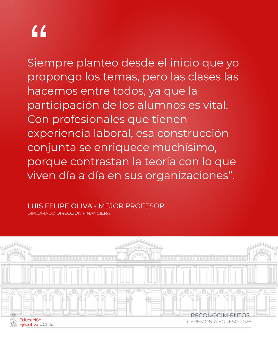 edexuchile's tweet photo. 𝗟𝘂𝗶𝘀 𝗙𝗲𝗹𝗶𝗽𝗲 𝗢𝗹𝗶𝘃𝗮, destacado profesional del mercado de capitales, fue elegido 𝗠𝗲𝗷𝗼𝗿 𝗣𝗿𝗼𝗳𝗲𝘀𝗼𝗿 por sus estudiantes del 𝗗𝗶𝗽𝗹𝗼𝗺𝗮𝗱𝗼 𝗲𝗻 𝗗𝗶𝗿𝗲𝗰𝗰𝗶𝗼́𝗻 𝗙𝗶𝗻𝗮𝗻𝗰𝗶𝗲𝗿𝗮.
Conoce su entrevista 👇
https://t.co/7FbLGeTdAL
#EducaciónEjecutiva https://t.co/Zx3ithzhHG