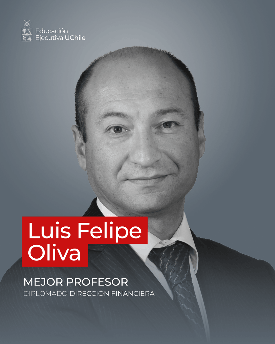 edexuchile's tweet photo. 𝗟𝘂𝗶𝘀 𝗙𝗲𝗹𝗶𝗽𝗲 𝗢𝗹𝗶𝘃𝗮, destacado profesional del mercado de capitales, fue elegido 𝗠𝗲𝗷𝗼𝗿 𝗣𝗿𝗼𝗳𝗲𝘀𝗼𝗿 por sus estudiantes del 𝗗𝗶𝗽𝗹𝗼𝗺𝗮𝗱𝗼 𝗲𝗻 𝗗𝗶𝗿𝗲𝗰𝗰𝗶𝗼́𝗻 𝗙𝗶𝗻𝗮𝗻𝗰𝗶𝗲𝗿𝗮.
Conoce su entrevista 👇
https://t.co/7FbLGeTdAL
#EducaciónEjecutiva https://t.co/Zx3ithzhHG