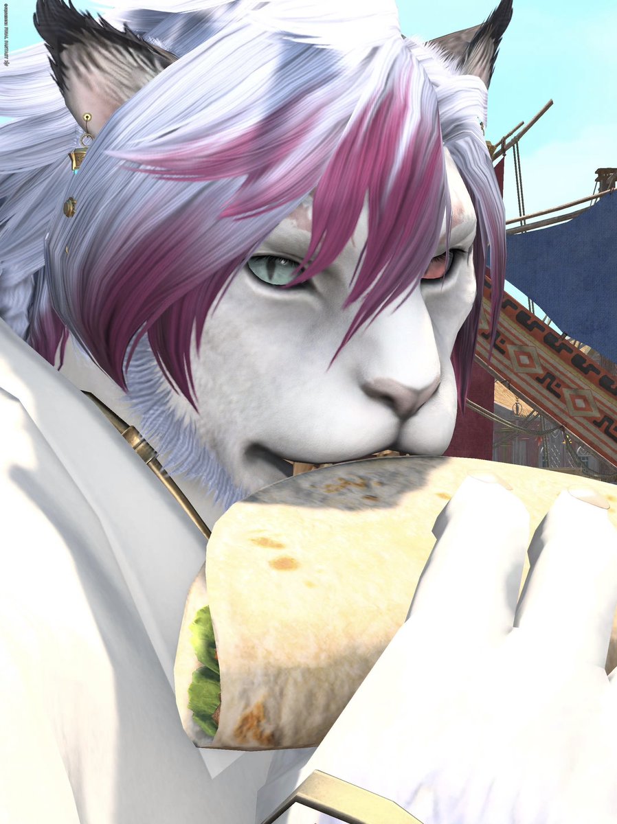 UltimaGaia1's tweet photo. ようやくタコス食べれた。
何故か真顔…(ストーリーからすると笑顔のはずでは…) https://t.co/KPYY4iy8Nv