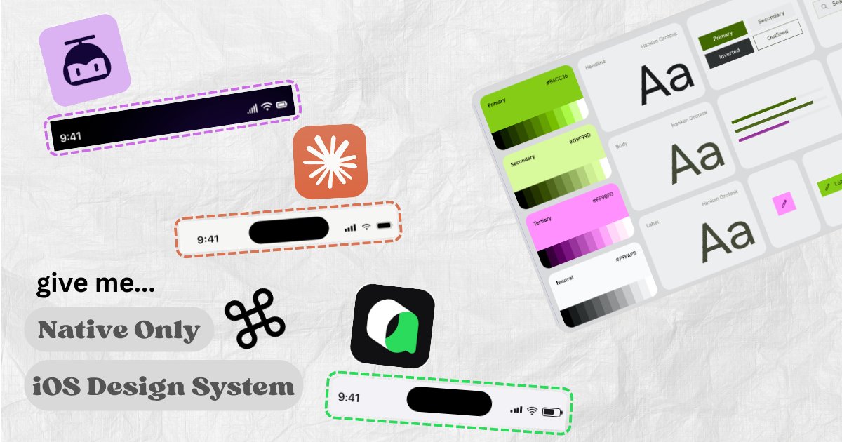 _zzmasoud's tweet photo. Day 18 of #Shipaton

I’m jealous of people designing with AI and getting things done! Honestly, it doesn’t really work for me 🥲

It doesn’t know much about native components. Even the vector system (well, HTML under the hood) struggles to create legacy components and use them properly through iterations.

Look at the image in my post, all of them came up with a different iOS status bar, and they all failed to give me native components like Sliders, buttons with Liquid Glass, etc. (I get it, not a big deal to a lot of you)

I guess as long as things are rendered through HTML, I’ll never really get there. Pure design in Figma still tastes much better to me! 😂

Why am I so obsessed with native UI? I’ll talk about that later… maybe I’ll even record my first-ever video! 👽
But yes, overall for wireframing, exploring new ideas, and building a design system they all work pretty well.

#buildInPublic