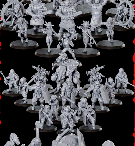 Orbitaldropkick's tweet photo. Official maleghast minis Kickstarter is now live! https://t.co/jow1jYautG