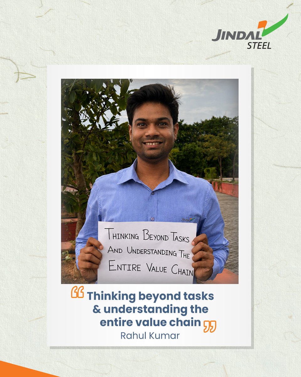 JindalSteel_In's tweet photo. #ManagementTrainee #SteelOfIndia https://t.co/b60Alhk7y6