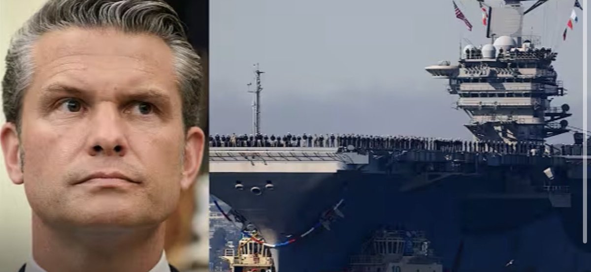 Microinteracti1's tweet photo. The USS Abraham Lincoln has spent months struggling with supplies.

Now we are learning something extraordinary about why. According to national-security reporter David Rohde, Iran destroyed the main US naval logistics hub in Bahrain early in the war.

But Pete Hegseth did not publicly acknowledge the scale of the damage.

So while Washington talked about winning decisively, sailors were living with what had actually happened.

Food. Hygiene supplies. Mail.

There is the war Americans are being told about. And then there is the one the US military appears to be living👇
https://t.co/WlBcXNHwY6