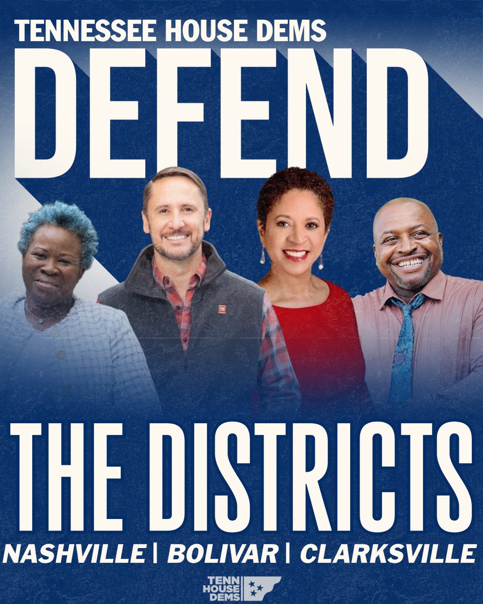 TNDemocrats's tweet photo. House Dems have 4 key districts to defend this cycle. Republicans have been after these 4 seats for years and this year isn’t any different. 
How can you help us? Volunteer with the campaigns, donate $$$, and share their social media posts to amplify their message. https://t.co/jhK8JqJ2Tb