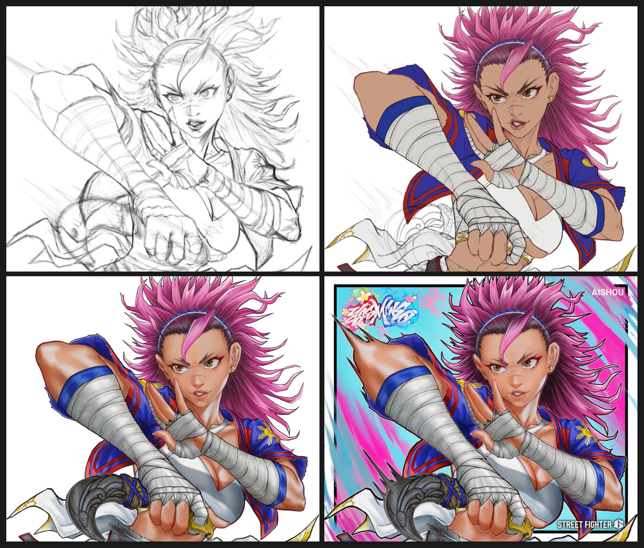 Aishou🍀 در X: «✏️ Yasmine 🇵🇭 ｢ Street Fighter 6
