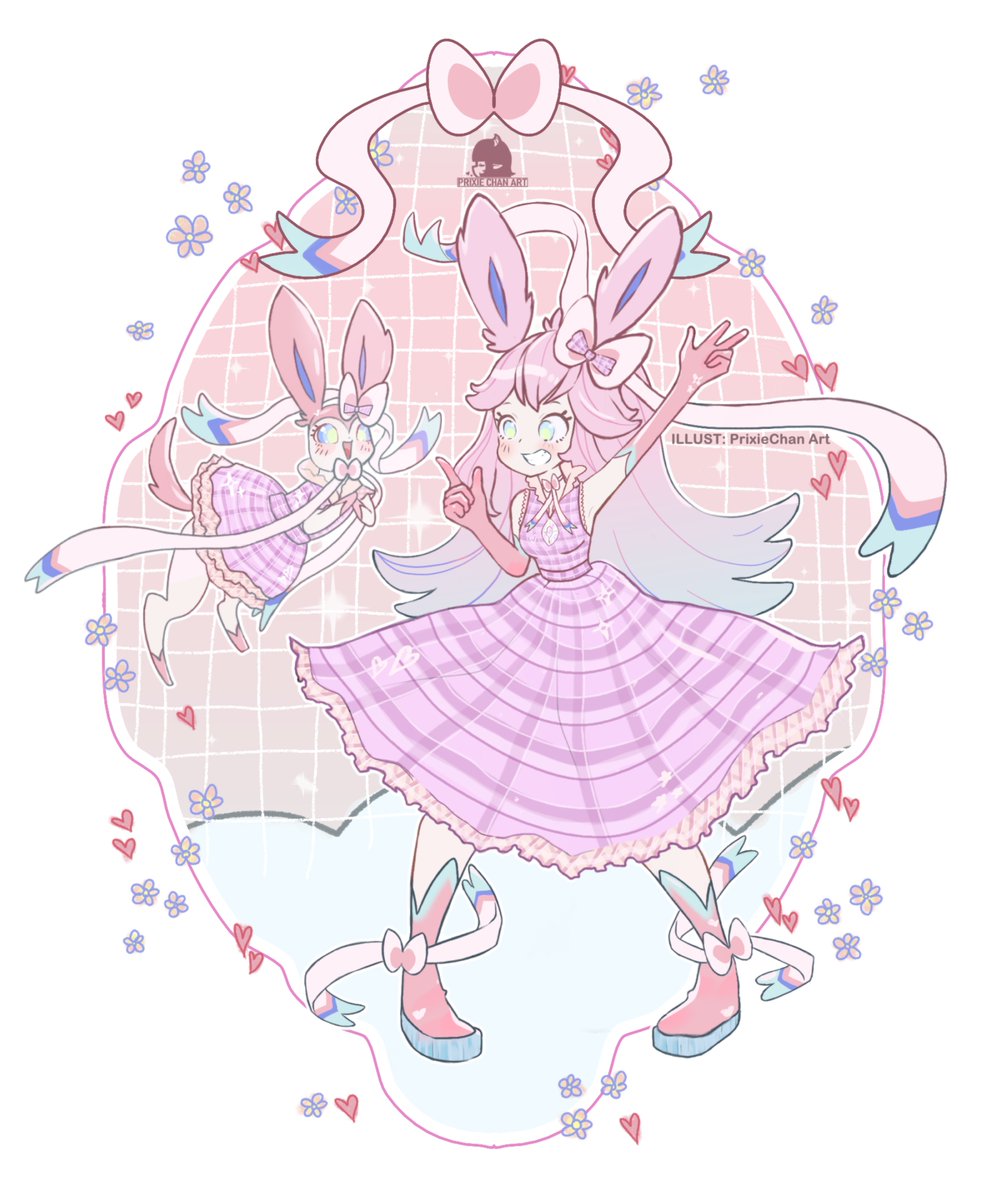prixiedust_art's tweet photo. OCs x Eevelution skin from #PokemonUnite
[little late upload] I will be working on more! 

#digitalartㅤㅤㅤㅤ #illustrationㅤ #pokemonartㅤㅤ #AnimeArtwork https://t.co/Az13fluZ0B