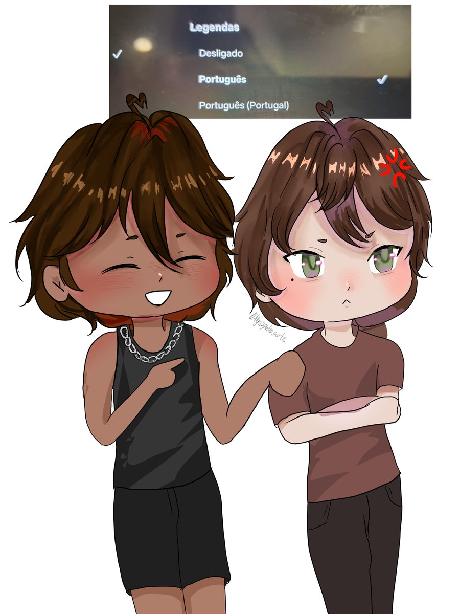 byazenhaarts's tweet photo. Português de verdade vs português de Portugal
Brincadeirinha para fechar (por enquanto) essa série de depressão
#portbra #hetalia #aphportugal #aphbrazil #aphbrasil #latinhetalia #countryhumans #countryhumansbrazil #countryhumansportugal https://t.co/GqeNCkKLMm