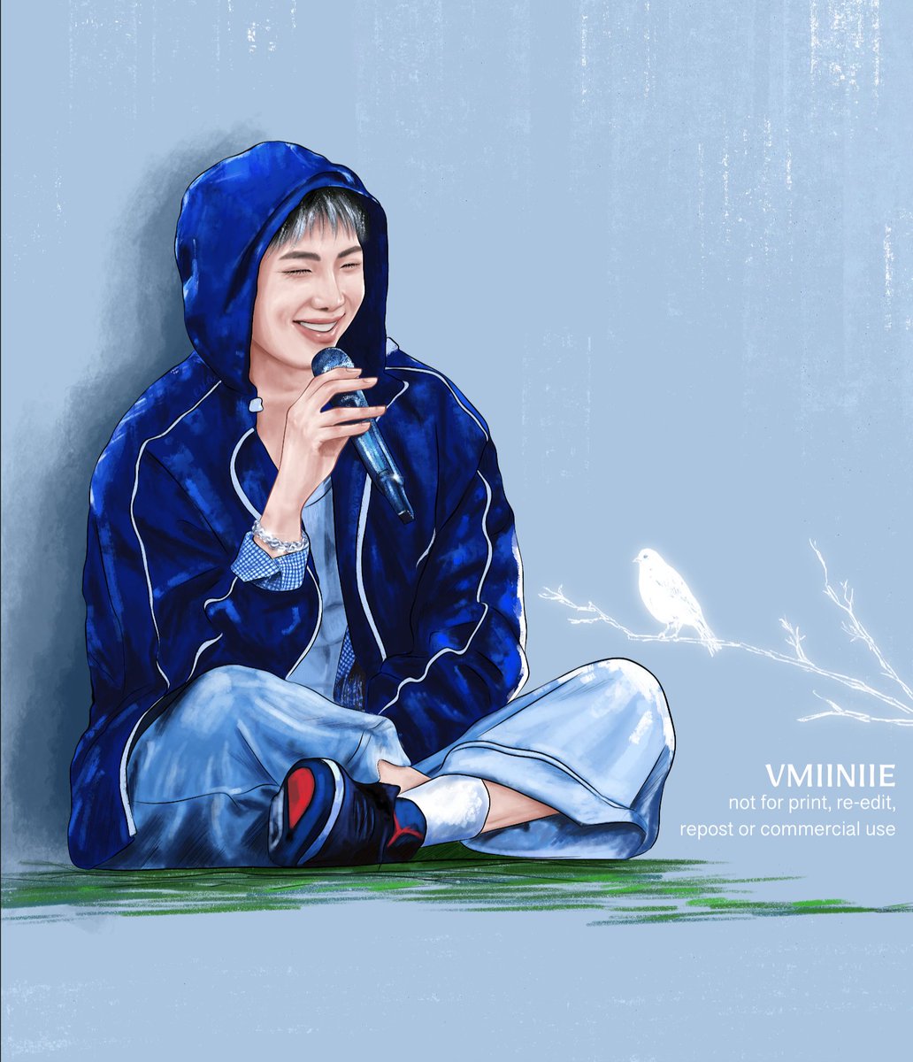 vmiiniie's tweet photo. with you till the end my #NAMJOON 💙🫂 

#btsfanart #rmfanart #namjoonfanart #BTS https://t.co/KKmz3RJJC3