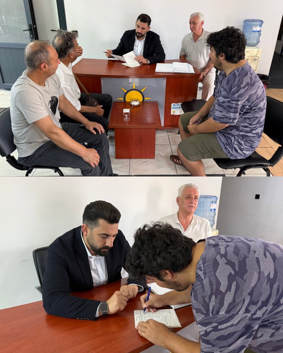 akincemal's tweet photo. AK Parti teşkilatları; milletimizle gönül bağı kuran, kapısını ve yüreğini hemşehrilerine her daim açık tutan büyük bir ailedir.

İlçe Başkanlığımızı ziyaretimize gelen kıymetli hemşehrilerimiz Şahin Apaydın ve Yaşar Çolak’ı misafir etmekten memnuniyet duyduk.

Bu anlamlı buluşmanın ardından #AKParti ailemize üyeliklerini gerçekleştirerek davamıza güç kattılar.

Aramıza hoş geldiniz. Birlikte büyüyor, birlikte güçleniyor, #TürkiyeYüzyılı hedeflerimize hep birlikte yürüyoruz. 

@omerrcelik @abuyukgumus @avmustafaozkan @KaramikSunay @abdullahdogru01 @farukaytek