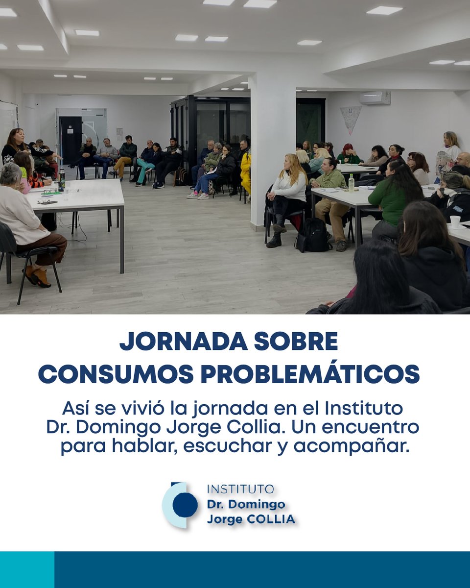 InstitutoCollia's tweet photo. Compartimos algunos momentos de la jornada “Consumos en nuestra época: Hablemos en comunidad”.
Un espacio de encuentro, escucha y reflexión sobre consumos, recuperación, familia y prevención desde una mirada comunitaria.
#InstitutoCollia #CFPI411 #Consumos #TresDeFebrero https://t.co/ShHSi0ZLTC