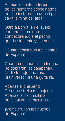 AdlinAniram's tweet photo. Fragmento de uno de los más sentidos responsos a Federico García Lorca, el del chileno Oscar Castro Zúñiga.
 https://t.co/t957z0LvEz https://t.co/pvcQITJ22u