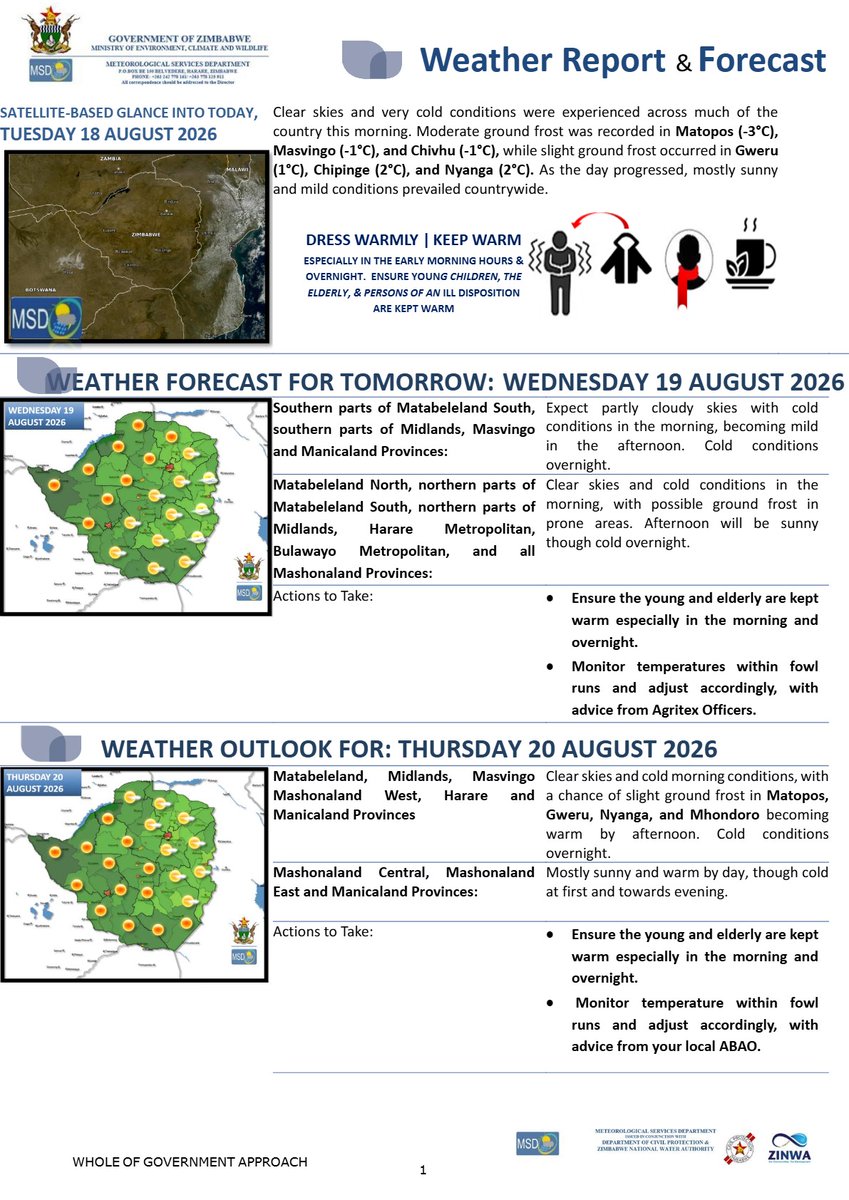 MSDZIM's tweet photo. Weather Update: https://t.co/Lgi3mBLuWn