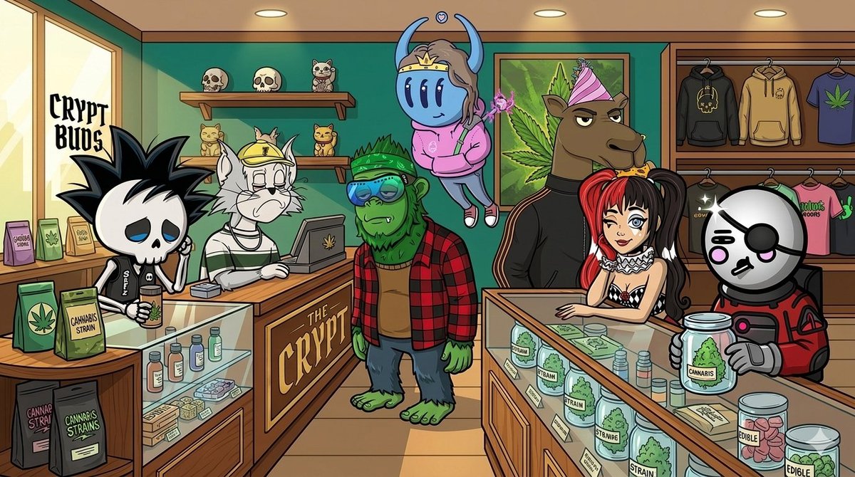 dustydude42079's tweet photo. 😎🤙 Just hanging with the homies @MetaVixensNFT @SpaceRidersXYZ @CamelsNFT @quirkiesnft @FelineFiendz @SkeleFrenz #LFGrow 

#TheCrypt https://t.co/t59Uh7sbtw