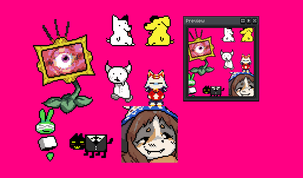TFMCPROJECT's tweet photo. The pixelart of TFMC.

#gamedev #pixelart https://t.co/xOXgsVANW4