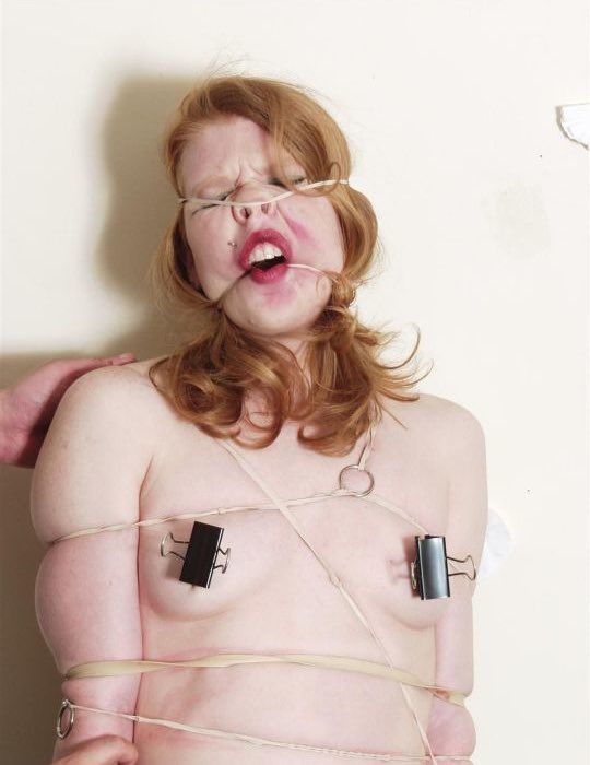 SrZonn's tweet photo. ¿Qué puta eliges ser?
1. La cerda pelirroja con las tetas aplastadas por clips y la cara de dolor de animal
2. La babosa con el hocico abierto y el babero de basura
3. La zorra de lengua fuera y tetas atadas como carne de mercado
4. La puta colgada, y abierta como un trapo sucio https://t.co/rO0OYiLKrI