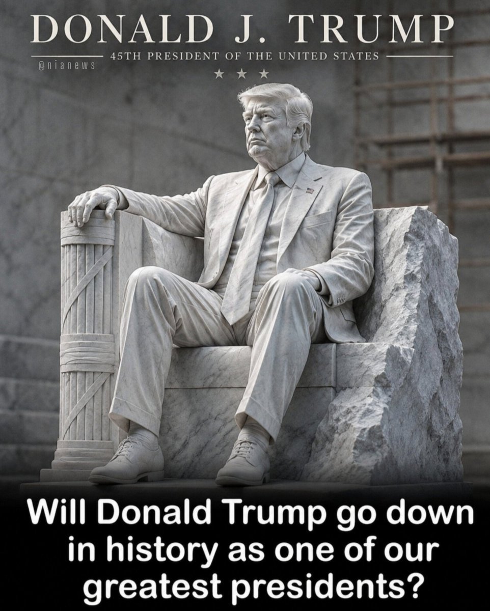patriot_prin077's tweet photo. "The Greatest President of all Time"

Do you agree that he'll go down as the Greatest President in history?

A) YES                              B)NO

FOLLOW ME THE NEXT DROP WILL CHANGE EVERYTHING https://t.co/9iuPmuKKrt